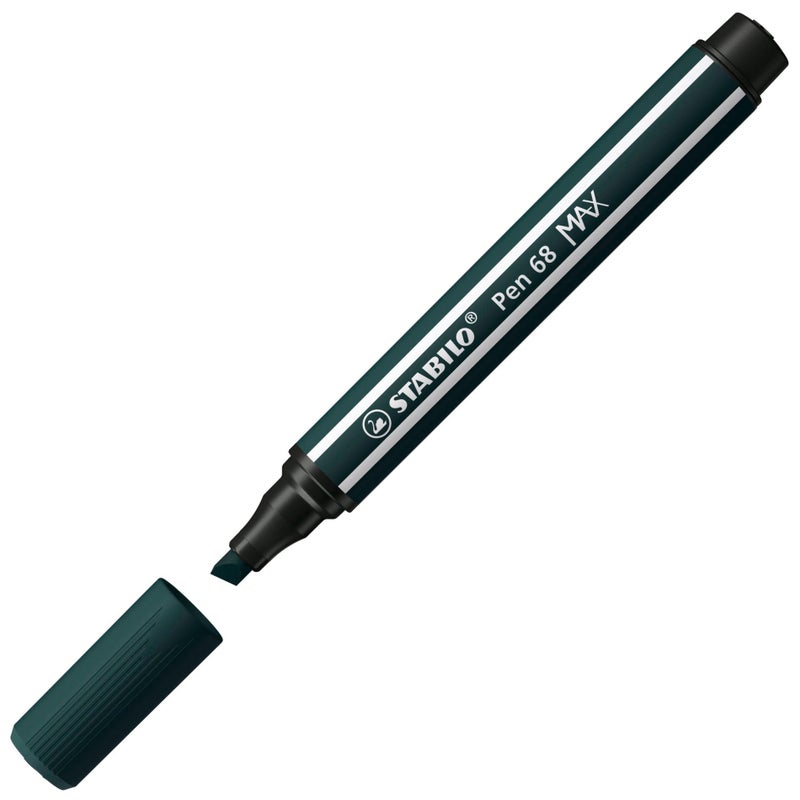 STABILO Premium Fiber-Tip Pen with Chisel Tip Pen 68 MAX - ARTY - Pack of 24 - Assorted Colors - Image 3